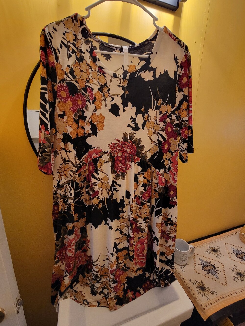Floral Print Short Sleeve Women’s Dress